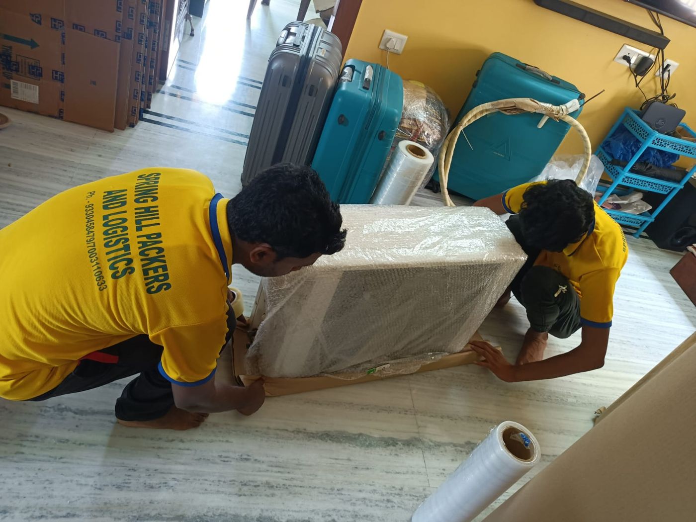 Relocation work by Spring Hill in Basirhat