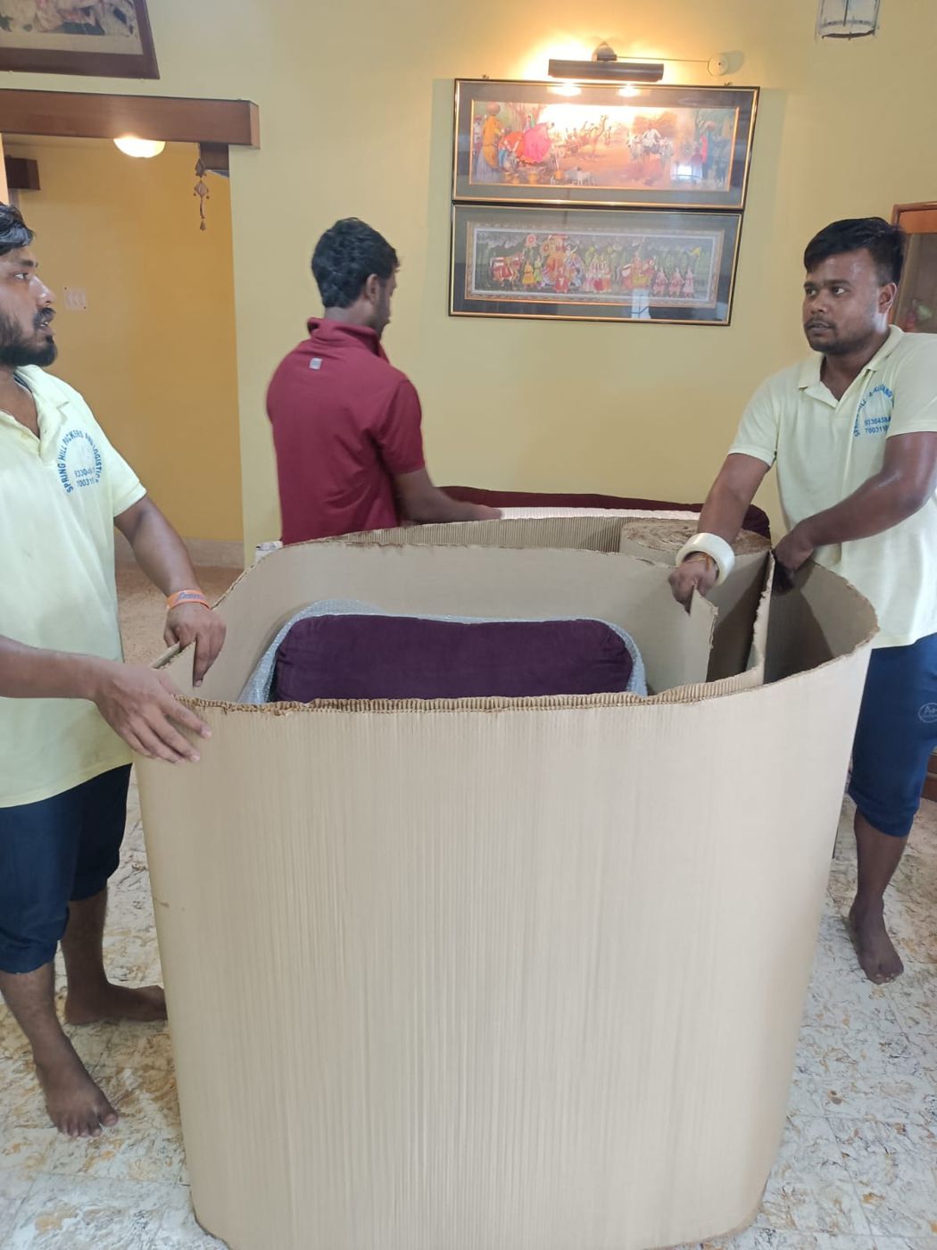Relocation work by Spring Hill in Liluah