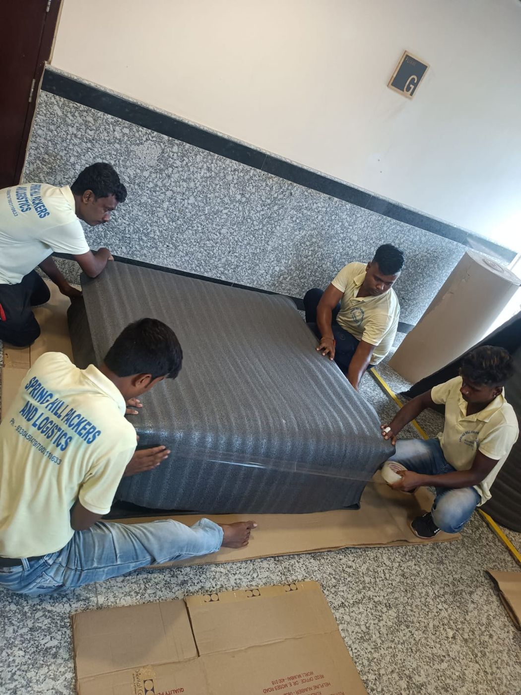 Relocation work by Spring Hill in Mathabhanga
