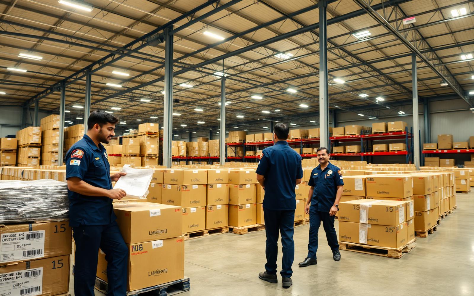 Monitored warehousing